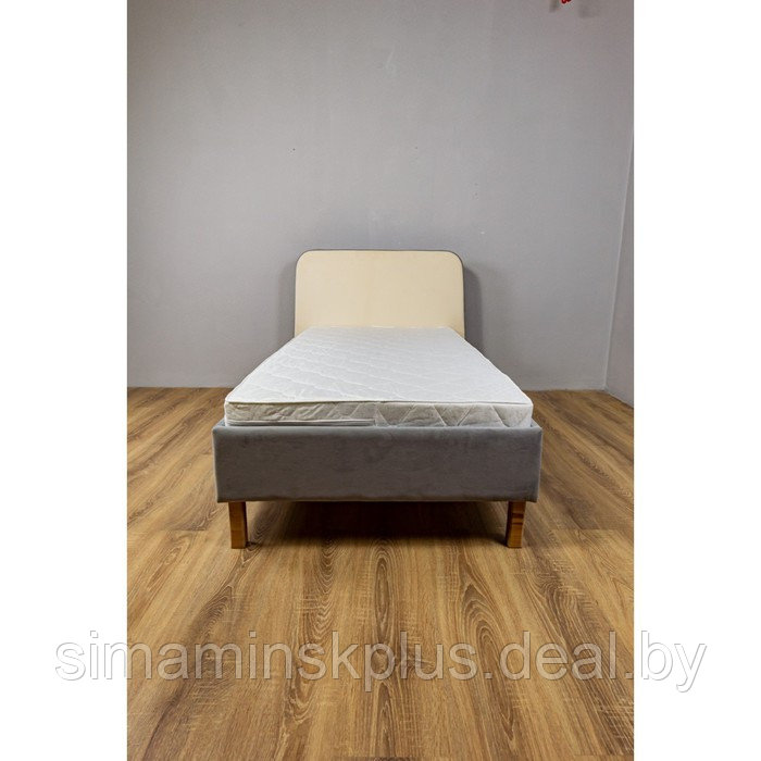 Кроватка «Седьмое небо» «Велутто», 160х80 см, цвет серый/бежевый - фото 4 - id-p191474985