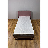Кроватка «Седьмое небо» «Велутто», 160х80 см, цвет серый/пыльная роза, фото 3