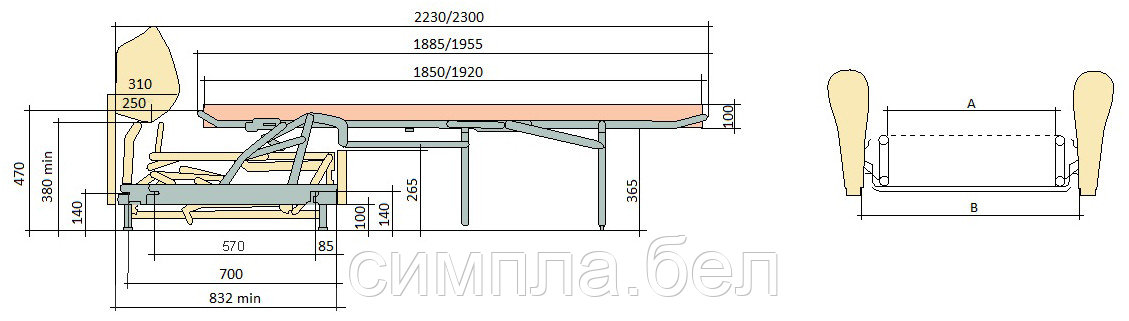 Механизм в два сложения Седафлекс 10М - фото 3 - id-p51079914