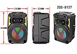 BT Speaker ZQS-8127 портативная блютуз колонка с пультом и микрофоном, фото 2
