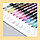 Набор цветных блестящих контурных маркеров/ фломастеров Outline Pen двойная линия Магия мерцающего серебра. 12, фото 7