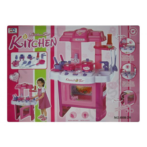 Детский игровой набор кухня KITCHEN арт. 008-26, игрушечная кухня для девочек - фото 3 - id-p24301762