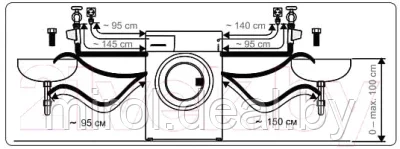 Стирально-сушильная машина Korting KWD 58L1496 - фото 3 - id-p191511444