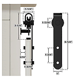 Система для раздвижных ЛОФТ-дверей BARNDOOR до 45 кг, арт.76.008.light, фото 2