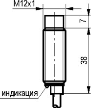 Индуктивный датчик ISN F2A-31N-4-L - фото 2 - id-p24311034