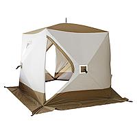 Зимняя палатка куб для рыбалки "СЛЕДОПЫТ" "Premium" 5 стен (1,8х1,75 м), h-2,05 м, 5-ти местная, 3 слоя, цв.