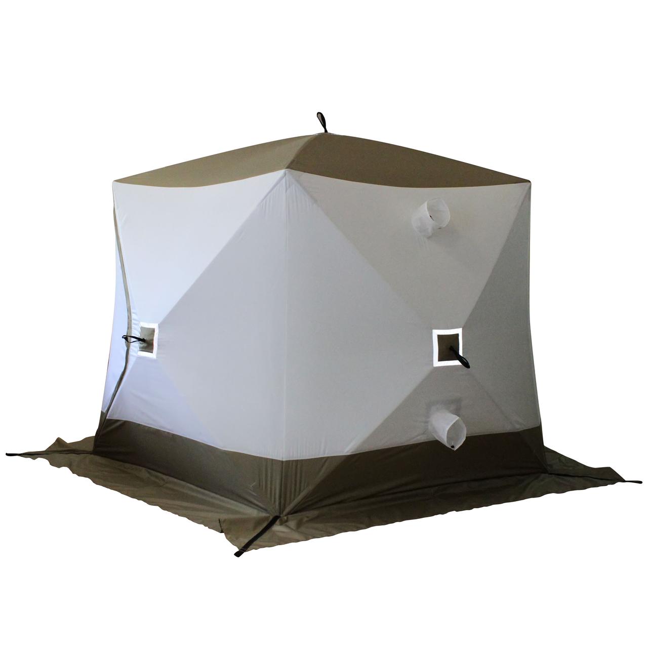 Зимняя палатка куб для рыбалки СЛЕДОПЫТ Premium 5 стен (1,8х1,75 м), h-2,05 м, 5-ти местная, 3 слоя, цв. - фото 8 - id-p191520260