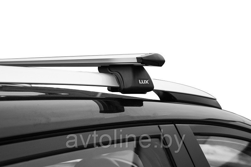 Багажник Lux Классик ДТ-130 на рейлинги с поперечинами 1,3м аэро-травел (82мм) - фото 4 - id-p127456257