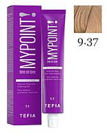 Безаммиачная гель-краска для волос MYPOINT Tone On Tone, тон 9.37 очень светлый блондин золотисто-фи (TEFIA)