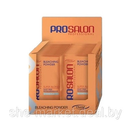 Hair bleaching powder PROSALON. Осветлитель для волос -беспыльный, микрогранулят(пакет), 500мл. (Prosalon) - фото 1 - id-p191522720
