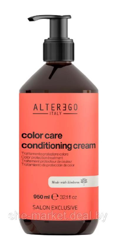 Кондиционер-крем для окрашеных волос Color Care Conditioning Cream, 950 мл (ALTEREGO Italy) - фото 1 - id-p191524043
