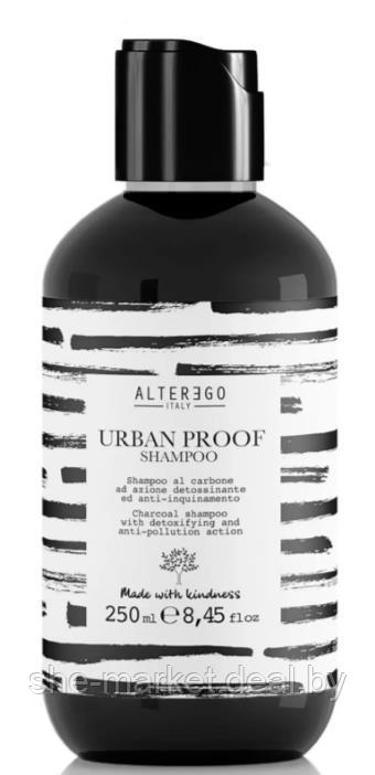 Шампунь с углем для всех типов волос Urban Proof Shampoo, 250 мл (ALTEREGO Italy) - фото 1 - id-p191523651