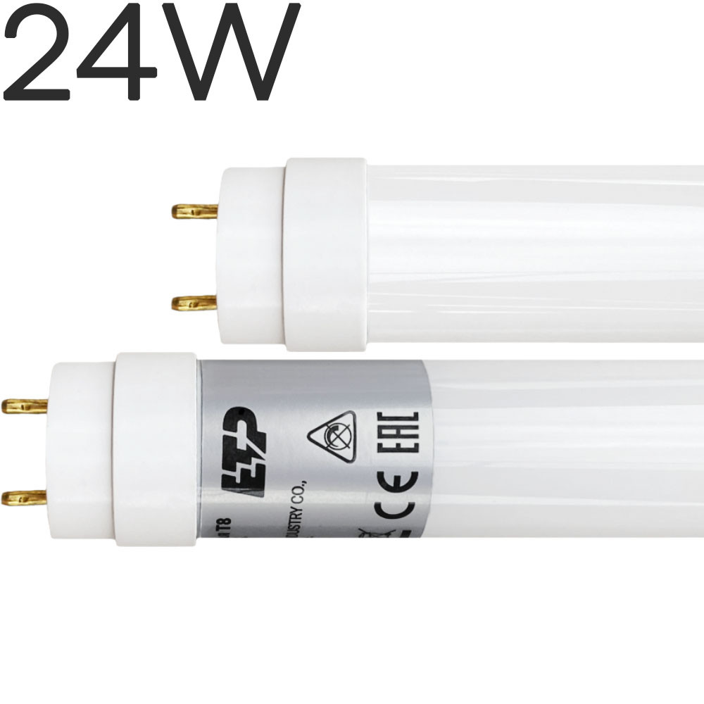 Лампа светодиодная T8 LED-T8-G13-ST 24W 1500mm 6500K ETP - фото 1 - id-p162856466
