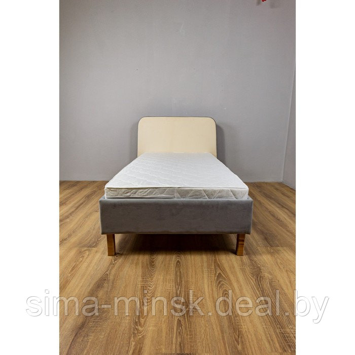 Кроватка «Седьмое небо» «Велутто», 160х80 см, цвет серый/бежевый - фото 4 - id-p191529659