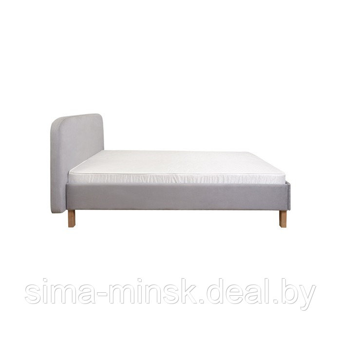 Кроватка «Седьмое небо» «Велутто», 160х80 см, цвет серый/серый - фото 2 - id-p191529661