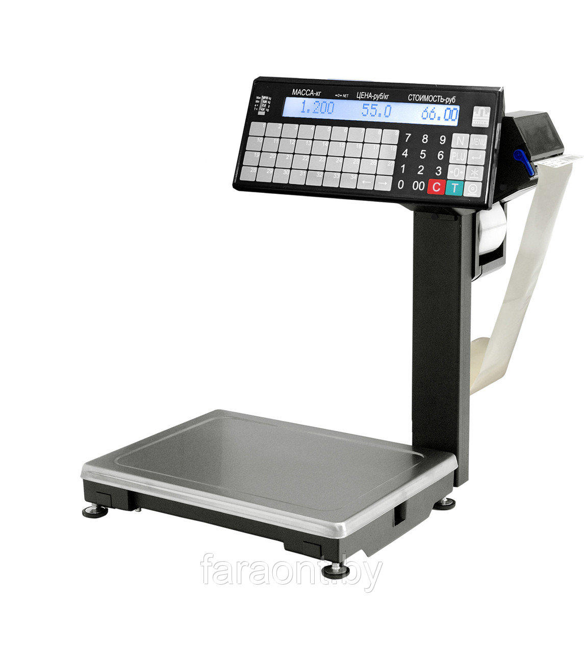 Весы торговые печатающие ВПМ -15.2-Т1 с устройством подмотки