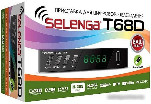 Приемник цифрового ТВ Selenga T 68D - фото 5 - id-p191566930