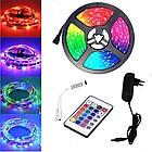 5 Метров Светодиодная лента RGB LED STRIP с пультом многоцветная, фото 2