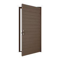 Гаражная дверь DoorHan "Ультра" 880 × 2 050 мм, Сепия коричневый (RAL 8014), Правое