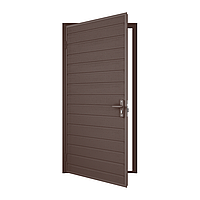 Гаражная дверь DoorHan "Ультра" 880 × 2 050 мм, Шоколадно-коричневый (RAL 8017), Левое