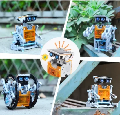 Робот-конструктор на солнечной батарее Solar Robot 14 в1+ подарок - фото 3 - id-p191583213