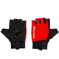 Велоперчатки JAFFSON SCG 46-0479 размер L, чёрно-красные