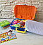 Детский игровой конструктор-мозаика  Bus Gear Platter с шуруповертом и шестеренками 6в1, для игры детей, фото 5