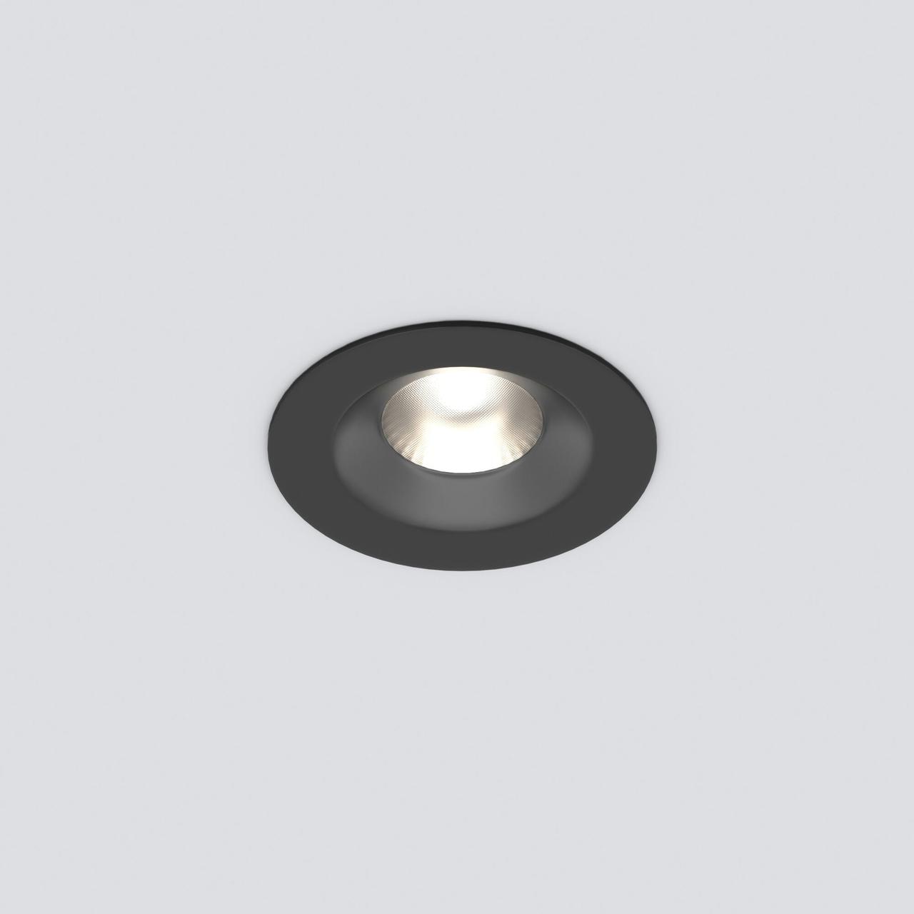 Встраиваемый светодиодный влагозащищенный светильник IP54 35126/U черный - фото 1 - id-p191656319