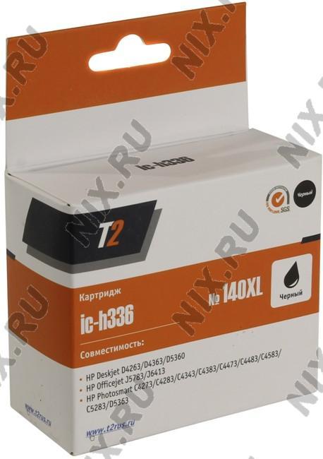 Картридж T2 ic-h336 (№140XL) Black для HP DJ D4263/4363/5360,OJJ5783/6413, PS C4273/4283/4343/4383/4473