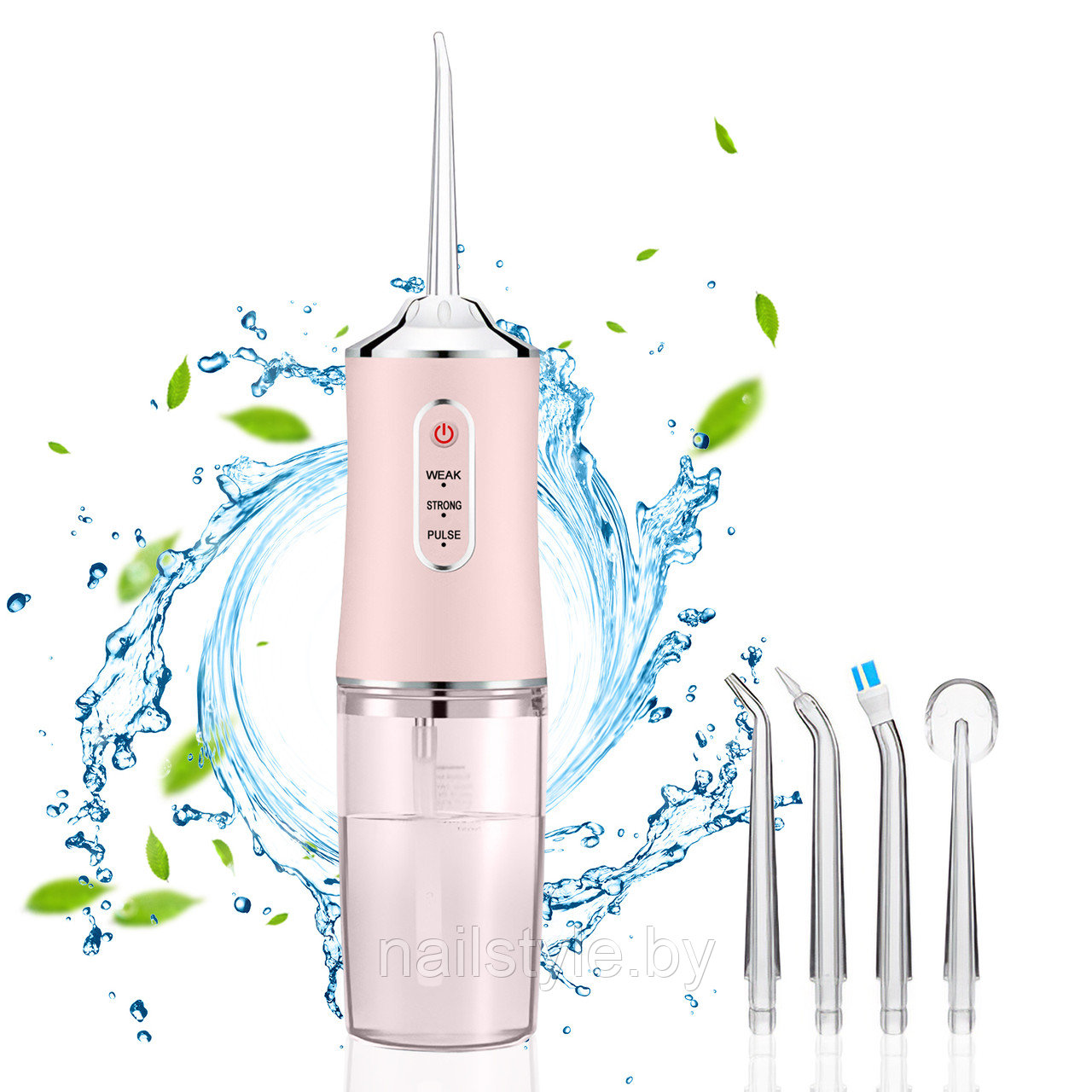 Ирригатор (флоссер) для гигиены полости рта Oral Irrigator 4 сменные насадки - фото 4 - id-p191700813