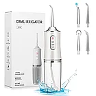 Ирригатор (флоссер) для гигиены полости рта Oral Irrigator 4 сменные насадки, фото 6