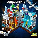 Детский конструктор Minecraft светящийся Майнкрафт Renzaima 681 Нападение на белую крепость подсветка 866 дет, фото 5