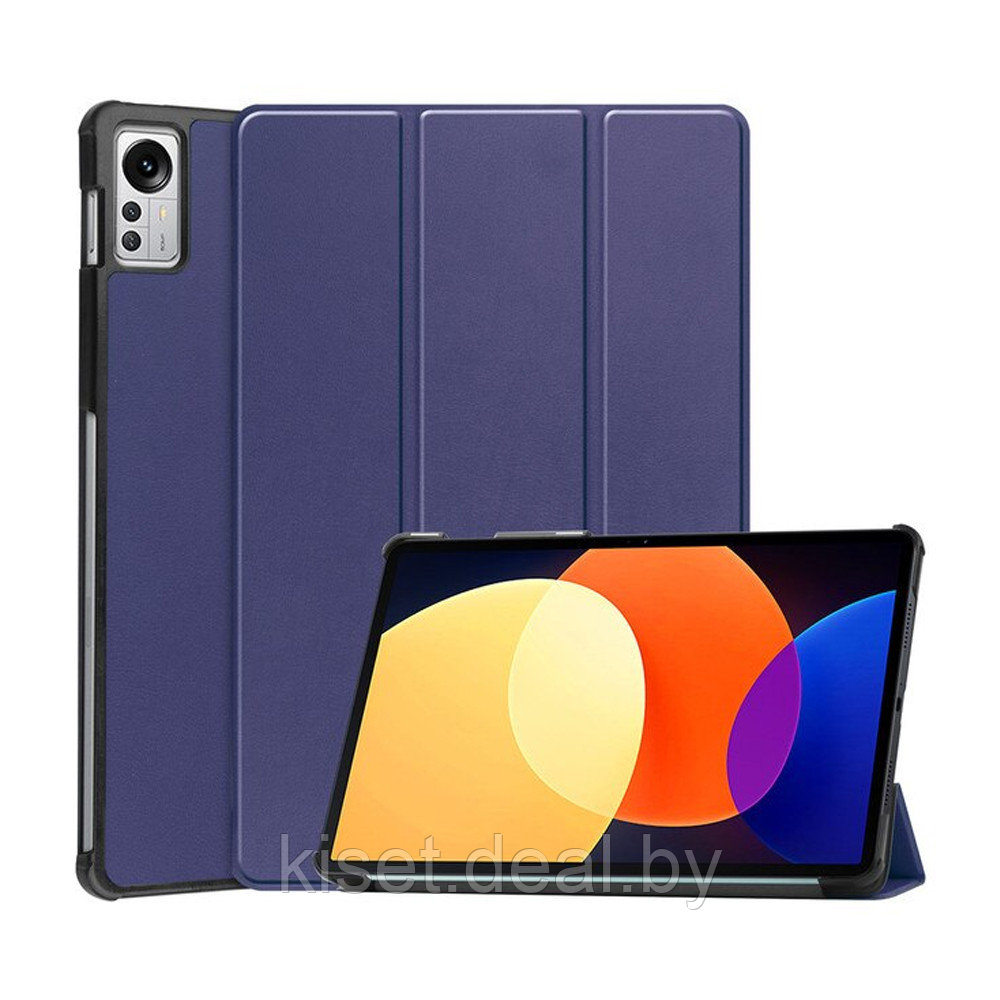 Чехол-книжка KST Smart case Xiaomi Pad 5 Pro 12.4 синий - фото 1 - id-p191703187