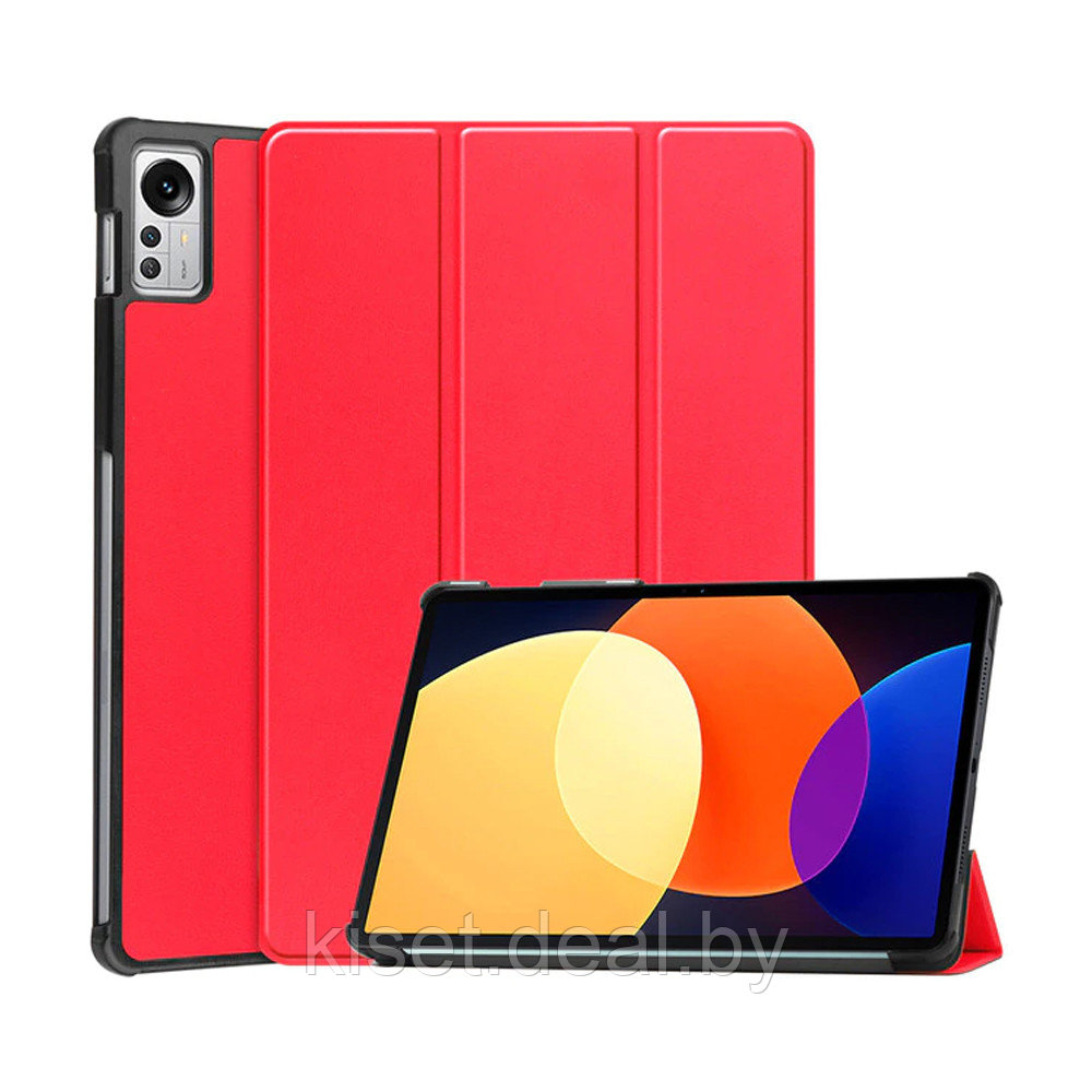 Чехол-книжка KST Smart case Xiaomi Pad 5 Pro 12.4 красный - фото 1 - id-p191703188