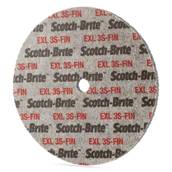 Прессованный круг 3M Scotch-Brite EXL 3S-FIN 125x6.35x22mm, XL-UW - фото 1 - id-p189042842