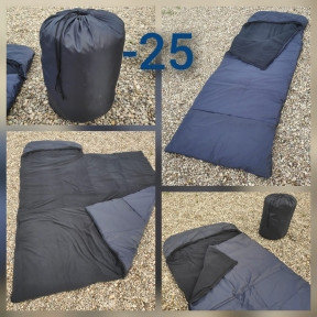Спальный мешок с подголовником Big Boy одеяло Комфорт (22585, до -25С) РБ, цвет Микс