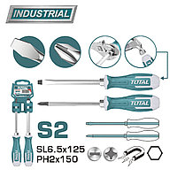 Набор ударных отверток TOTAL THGSS2206 (2 шт)