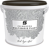 Декоративная штукатурка PRIMAVERA MultiBASIS plast белый 5л (4,3кг)