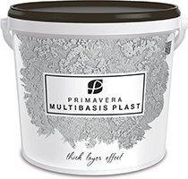 Декоративная штукатурка PRIMAVERA MultiBASIS plast белый 5л (4,3кг), фото 2