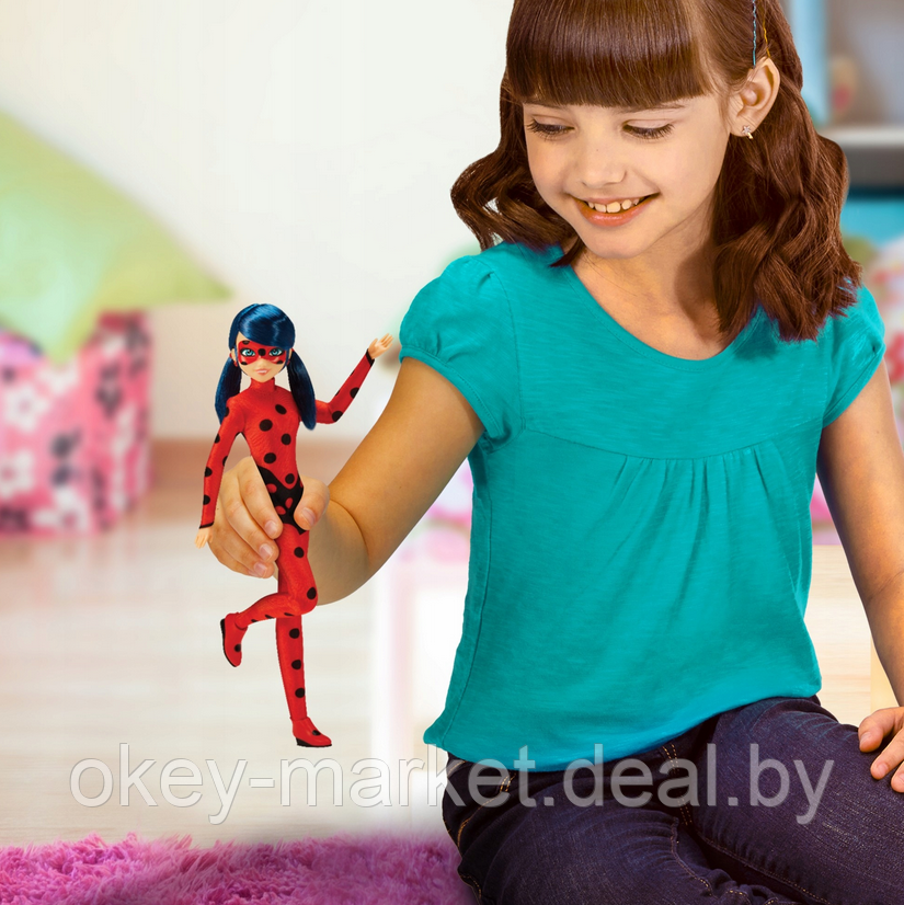 Кукла Леди Баг и Супер Кот Miraculous Lucky Charm, 27см - фото 4 - id-p179985931