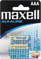 Батарейка AAА LR03 Maxell Alkaline, блистер 2 штуки