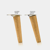 Мебельные ножки с креплением для кофейного стола из дуба и ясеня. h=400*45*25 Шлифованные под покрытие.