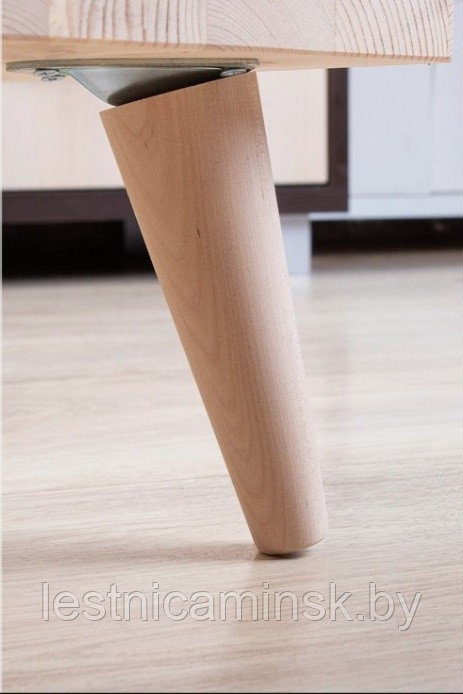 Мебельные ножки с креплением для кофейного стола из дуба и ясеня. h=400*45*25 Шлифованные под покрытие. - фото 7 - id-p191727259