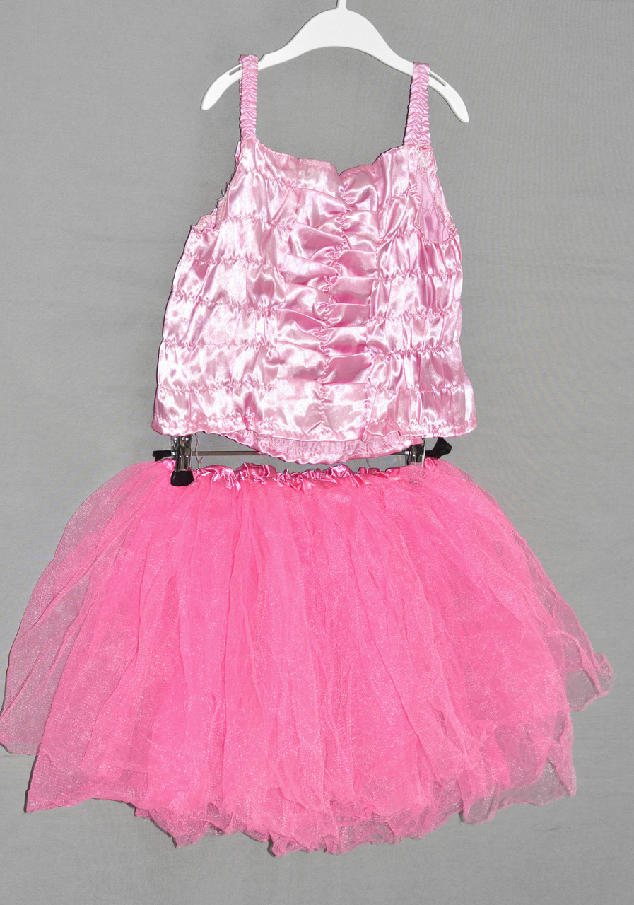 Комплект танцевально-карнавальный на 10+ лет розово-малиновый - фото 1 - id-p191727391