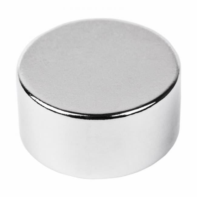 Магнит неодимовый диск 20х10мм сцепление 11,2 кг (Упаковка 1 шт) REXANT - фото 1 - id-p191730048