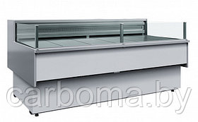 Холодильная витрина Сarboma Bavaria 2 GC110 VM 2,0-2 (ВХСо-2,0) (динамика, открытая) с боковинами +2...+6