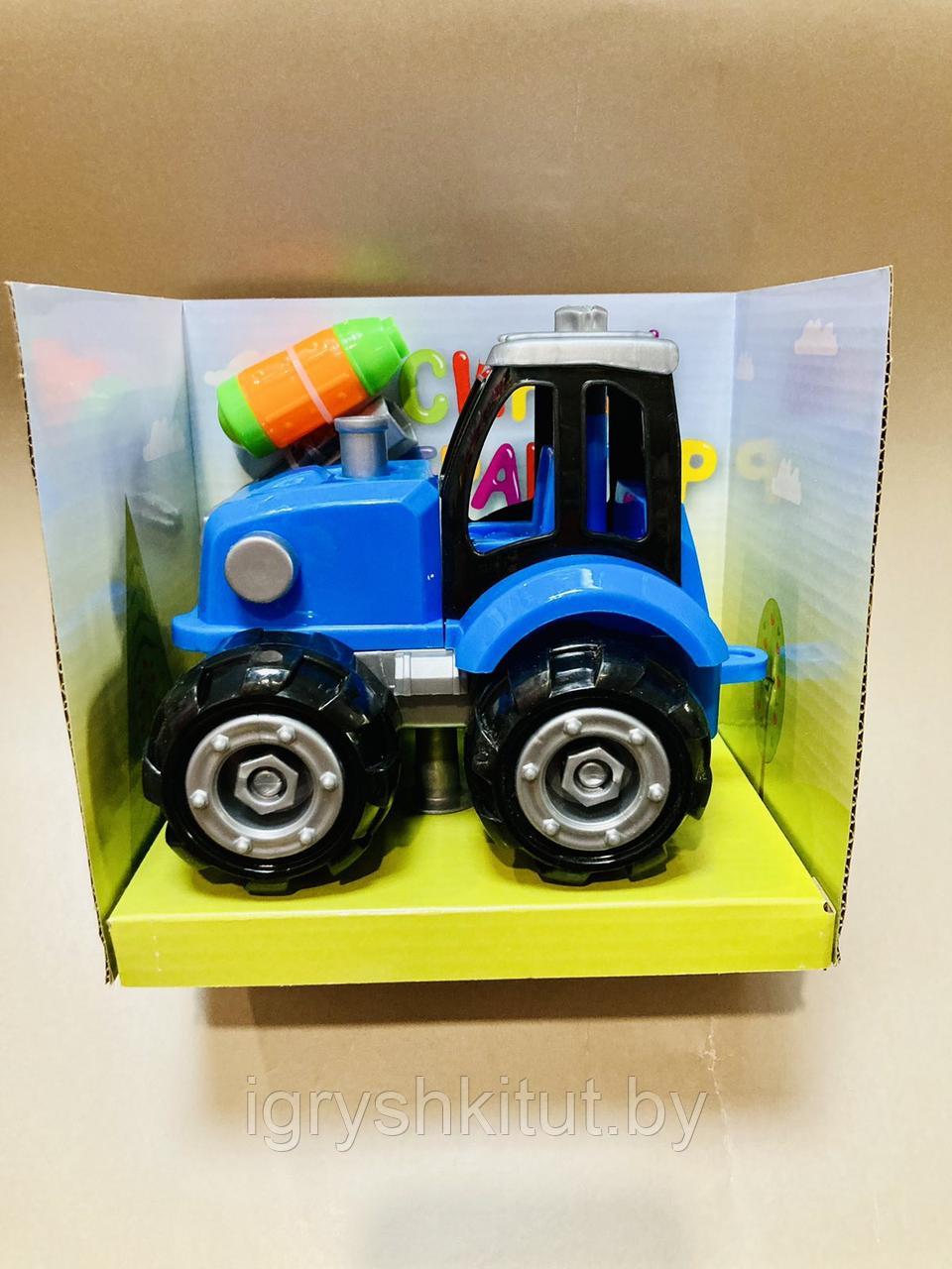 Игрушка трактор "синий трактор" с отвёрткой, арт.SS302255\0488-800Q - фото 3 - id-p191731586