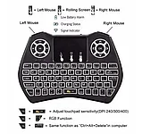 Беспроводная клавиатура Mini Keyboord i9 с русской раскладкой ,тачпадом и RGB подсветкой ,Smart TV, фото 3