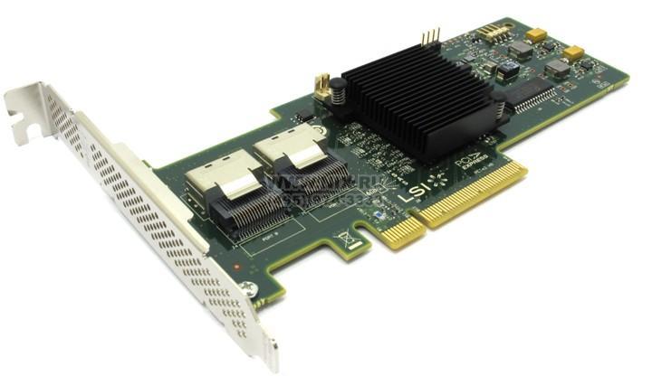 LSI MegaRAID SAS 9240-8i LSI00200 (RTL) PCI-Ex8, 8-port SAS/SATA 6Gb/s RAID 0/1/5/10/50