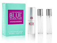 Женская туалетная вода Antonio Banderas - Blue Seduction For Women Edt 3x20ml